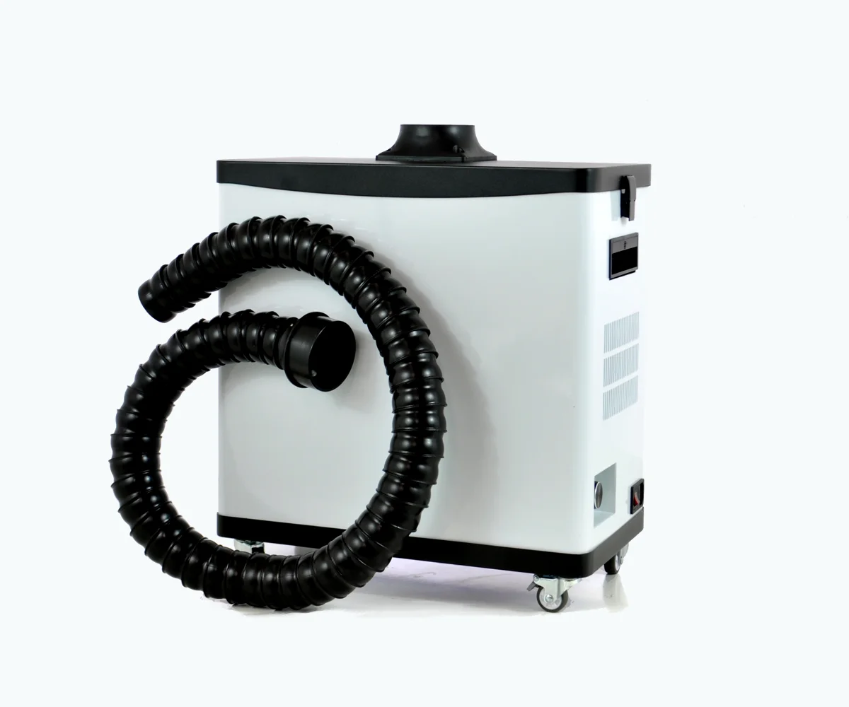 Extractor de humo para marcaje láser